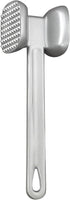 HIC Kitchen Non-Stick Meat Tenderizer - Dual-Sided with Toothed and Plain Heads, Silicone-Coated