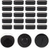 EXCEART 25pcs Black Plastic Beaded Chain Connector Replacement for Roller Roman Vertical Blinds