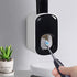 Toothpaste Dispenser, Automatic Squeezer for Kids and Adults, Hands Free Wall Mounted Holder, Punch-Free for Bathroom