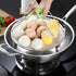 Steamer Rack Stainless Steel Instant Pot Accessories, Thickened Steaming Rack Stand (Silver, 8 3/5 Inch)