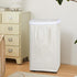 90L DOKEHOM X-Large Laundry Basket with Removable Wash Bag on Wheels, Collapsible Rolling Laundry Hamper, Foldable