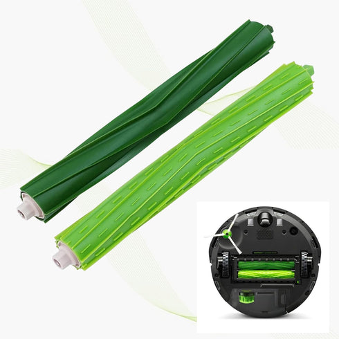 Replacement Parts for irobot Roomba i,e&j Series,i3 i3+ i4 i6 i6+ i7 i7+ i8 i8+ E5 E6 E7 Vacuum Cleaner,Replenishment kits Accessories 2 Set Rubber Brushes,10 HEPA Filters,10 Side Brushes by PELLYDA