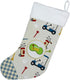 Caroline's Treasures SB3157-CS Golf Hole in One Christmas Stocking, Holiday Decor for Fireplace