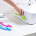 2pcs Hand-held Groove Gap Cleaning Tools, Green, for Door Window Track Kitchen Cleaning