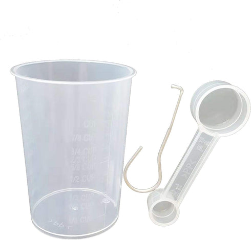 LICHIFIT 300ml Measuring Cup & Spoon, Paddle Removal Tool Kit for Bread Maker Machine Spare Parts