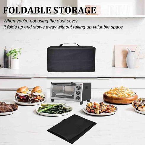 Toaster Oven Cover, Heavy Duty Waterproof Heat-Resistant Dust-proof Protective Case for BLACK+DECKER Toaster Oven