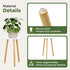 Leaf&lull Tall Plant Stand Indoor Small Plant Table for Large Plants Wooden Plant Stool Plant Holder for Living Room