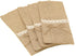Alnicov Natural Burlap Lace Utensil Cutlery Holders Pouch, Jute Napkin Holders for Vintage Wedding Party Tableware