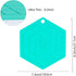 Trivet Mat, Set of 3 Silicone Pot Holder, Hot Pads, Potholder for Pots and Pans (Aqua Saltwater) by Shinemade
