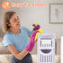 LuiceABC Toilet Paper Holder Stand, Over The Toilet Storage Cabinet for Bathroom, Slim Corner Shelf for Small Space