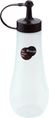 JapanBargain 3272 Japanese Squeeze Bottle, 12oz, Chocolate, Soy Sauce Dispenser for Kitchen, Made in Japan