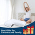 HEYPORK Arched Memory Cuddle Pillow for Adults, Couple Pillow with Slow Rebound, Anti-Compression Hand Memory Foam Neck