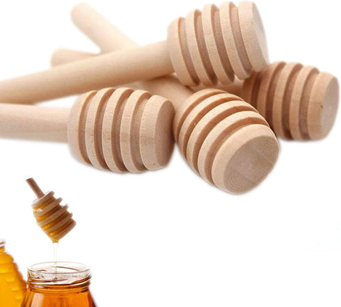 50 Pcs Honey Dipper Stick, 3 Inch Mini Honey Dipper, Wooden Honey