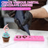 OBTANIM 3D Embossed Silicone Fondant Chocolate Mold Number 0-9 with Stick Hole for DIY Birthday Cake Decorating