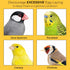 8 Pack Finch, 0.82x0.62 SunGrow Fake Wooden Eggs to Train Birds from Laying in The Nesting Boxes & to Stop from Eating