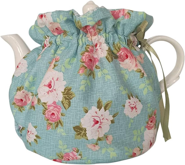 Tea Cosy - Pure Cotton Printed Kitchen Tea Pot Dust Cover, Insulation and Keep Warm, Color#5