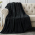 Utopia Bedding Fleece Blanket Throw Size, Black 300 GSM Luxury Anti-Static Microfiber Blanket for Couch, Sofa, Bed