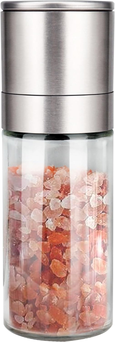 Gulex Salt Grinder Pepper Mill, Refillable, Adjustable Coarseness Black Pepper Grinder, Stainless