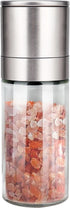 Gulex Salt Grinder Pepper Mill, Refillable, Adjustable Coarseness Black Pepper Grinder, Stainless