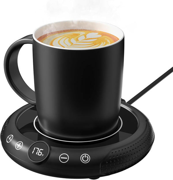 Coffee Mug Warmer with Mug Set - Cup Warmer for Desk Auto