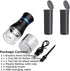 Spacenight 2pcs 1.7oz Electric Herb Grinder COMPACT for Flower Buds, USB-Rechargeable, Glass Herb Chamber - Ideal