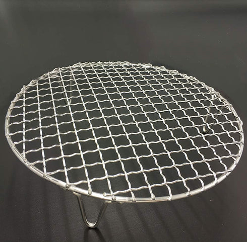 Grill Wire Cooling Racks, 2" Height Legs for Oven Use, Dia 11" Stainless Round Cooking Racks for Barbecue