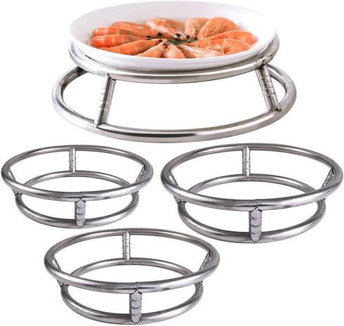 Stainless Steel Wok Ring, Wok Rack for Pot Gas Stove Fry Pan, 26cm/10.23inch