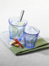 Duralex Made in France Picardie Marine Glass Tumbler, 7.75 ounce - Set of 6, Marine Blue