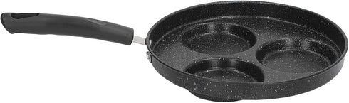 Cast Iron 3 Cups Non-Stick Omelet Pan, Easy to Clean, Electric Stovetop Compatible