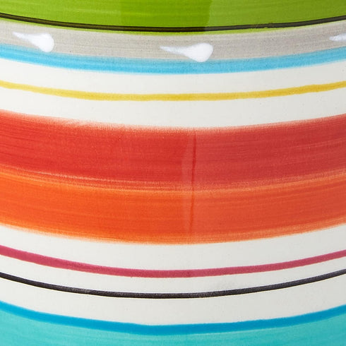 Set 4, 20 oz Mariachi Mugs of Colorful Ceramic Coffee Tea Hot Chocolate Mugs, Microwave and Dishwasher Safe, Fiesta