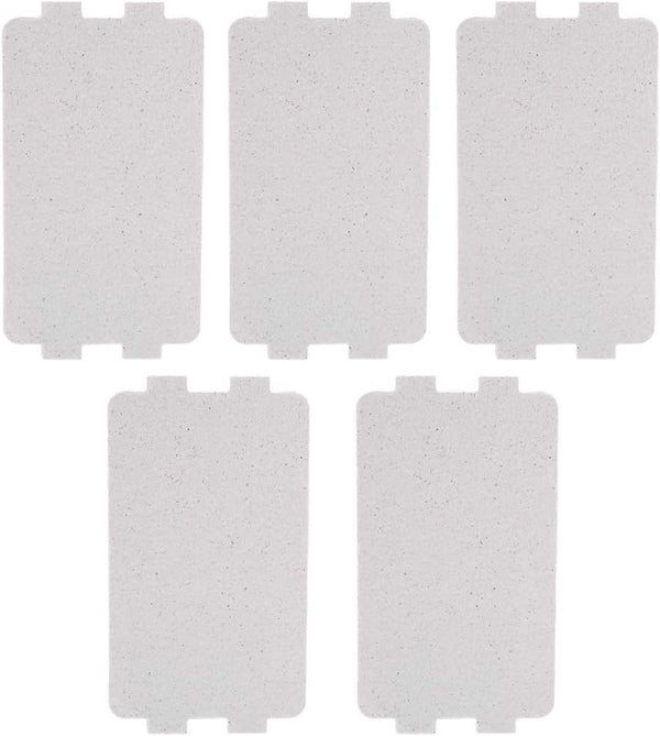 5pcs Waveguide Cover, Universal Microwave Oven Mica Plate Sheet Repairing Parts for Kitchen Microwave Replacement