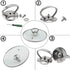 Universal Pot Lid Cover Knob Handle, Stainless Steel Replacement with Mounting Screws and Silicone Washer