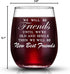JERIO We Will Be Friends Until We Are Old And Senile, Friend Gifts for 30th 40th 50th 60th Birthday, 15 oz Stemless