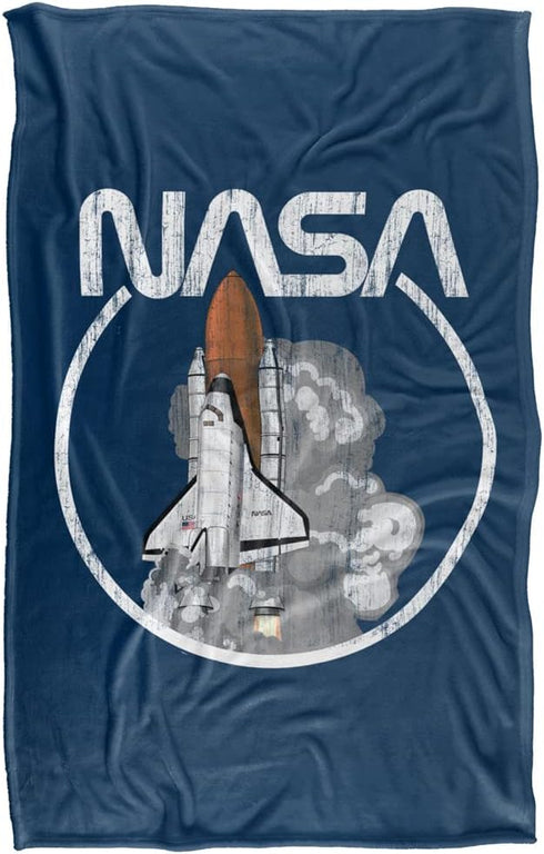 NASA Space Shuttle Silky Touch Super Soft Throw Blanket, 36" x 58" for Cozy Comfort