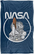 NASA Space Shuttle Silky Touch Super Soft Throw Blanket, 36" x 58" for Cozy Comfort