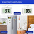 Mini Refrigerator Fridge 2 Pack Digital Freezer Thermometer, Waterproof Room Thermometer with Hook