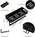 Wall Mount Paper Towel Holder for Kitchen - Self Adhesive Design with Shelf and 2 Hooks for Bathroom, RV