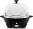 Elite Gourmet EGC-007B# Rapid Egg Cooker, 7 Easy-To-Peel, Hard, Medium, Soft Boiled