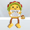 AicooFest Positive Crochet Taco Emotional Support Taco Plush Mothers Day Graduation Teacher Appreciation