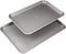 Goodful Nonstick Cookie Baking Sheet Set, Heavy Duty Carbon Steel, 2-Pack Bakeware Set, Dishwasher Safe, Gray