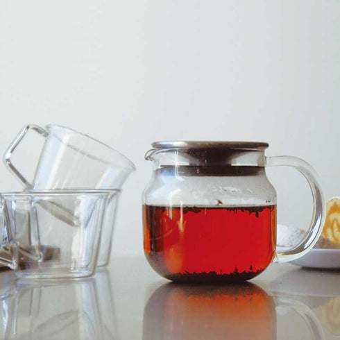 KINTO 8684 One-Touch Teapot, 15.2 fl oz (450 ml), Stainless Steel