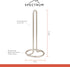 41078 2 1 Count, Spectrum Diversifies Designs Paper Towel Holder, Ounce, Satin Nickel
