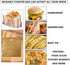 Non Stick Toaster Bags Reusable and Heat Resistant, Perfect for Grilled Cheese Sandwiches (10)