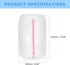 uxcell 3Pcs Shoes Washing Bag, 8.7 x 13 Inch Cylinder Mesh Laundry Bags for Washing Machine Wash Sneakers, Slippers, Delicate, Underwear, White/Pink