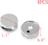MY MIRONEY 4Pcs Zinc Alloy Mirror Clips, Floating Glass Clip Clamps for Wall-Mounted Bathroom Mirrors