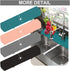 2 Pack Kitchen Faucet Sink Splash Guard, 24" x 5.6'' Silicone Faucet Water Catcher Mat for Countertop, Bathroom, RV