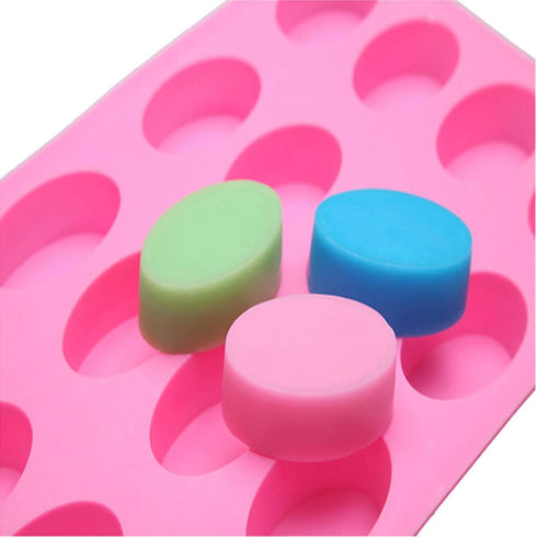 Oval Silicone Pudding Mold: Reusable DIY Baking Tins for Cake, Cupcake, Chocolate, and Ice Cube