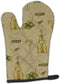 Caroline's Treasures White Wine on Linen Oven Mitt, Heat Resistant Thick Kitchen Mitt for Hot Pans