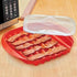 Tookie Microwave Bacon Tray with Splatter Lid, Microwave Bacon Cooker Make Crispy Bacon in few Minutes, Quick