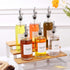 500ml, Set 2 Molimoli Oil and Vinegar Dispenser with Metal Pour Spout, Weighted Pourer, Glass Bottle Dispenser